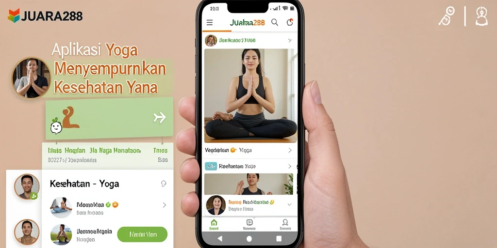 Tampilan antarmuka JUARA288 dengan panduan latihan Yoga yang jelas.