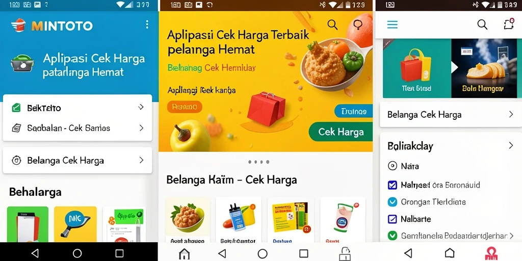 Tampilan antarmuka MINTOTO untuk cek harga produk dengan mudah.