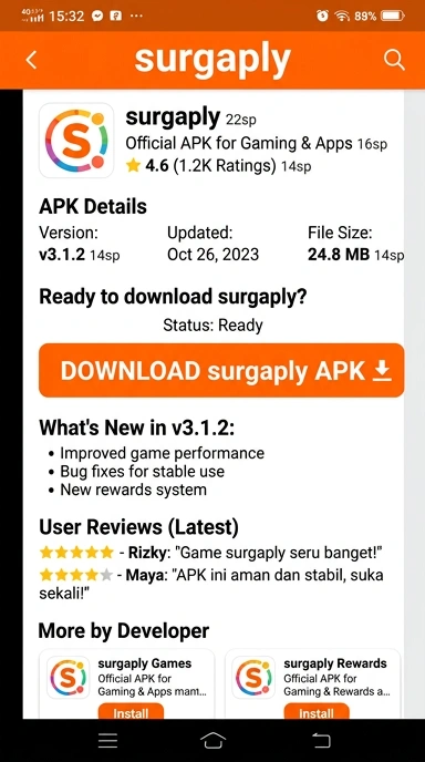 Unduh APK surgaply Terbaru untuk Android Anda
